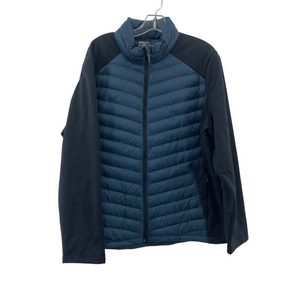 32 Degree Heat Women's Full Zip Insulated Blue Quilted Jacket 2XL Preowned - Picture 1 of 5